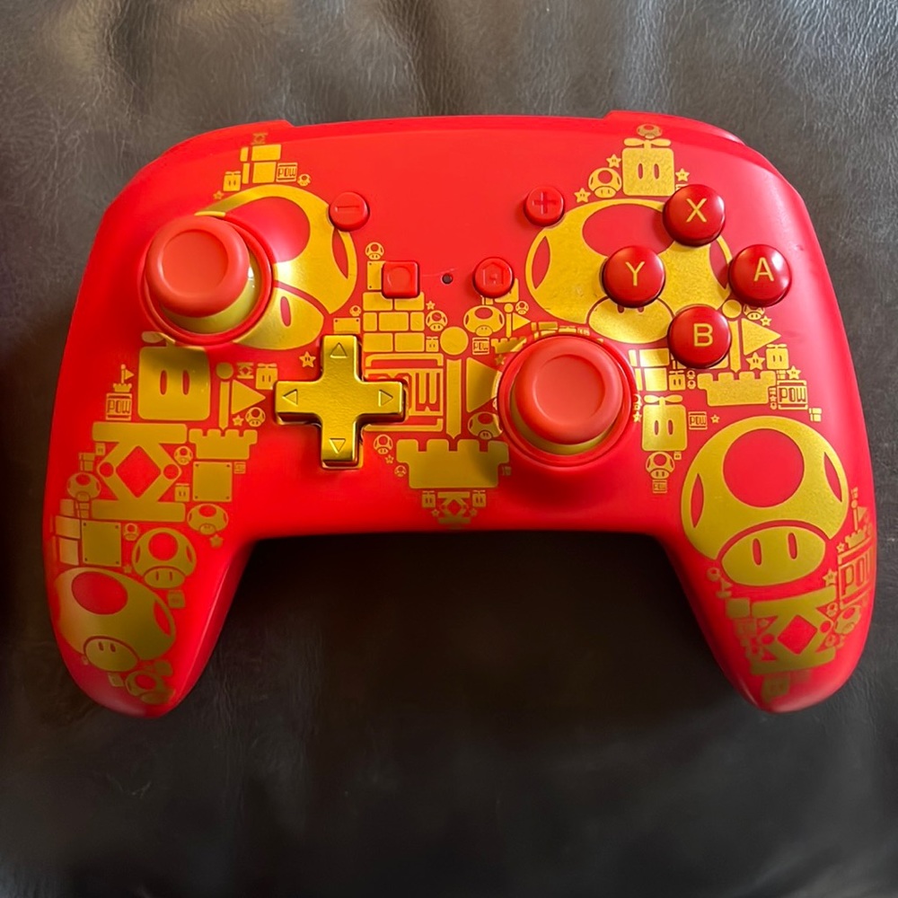 A PowerA switch wired controller